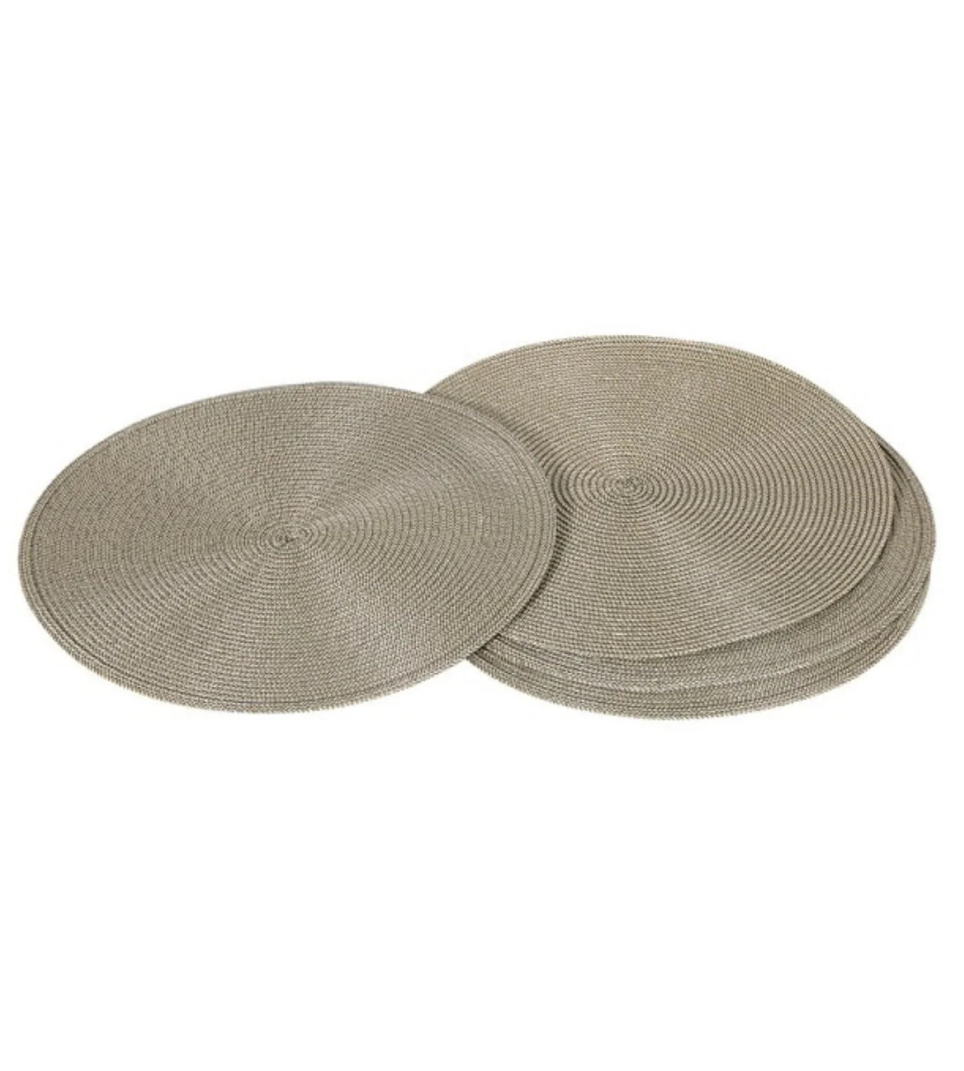 Biscuit Round Woven Placemats Set of 4 - Image 4
