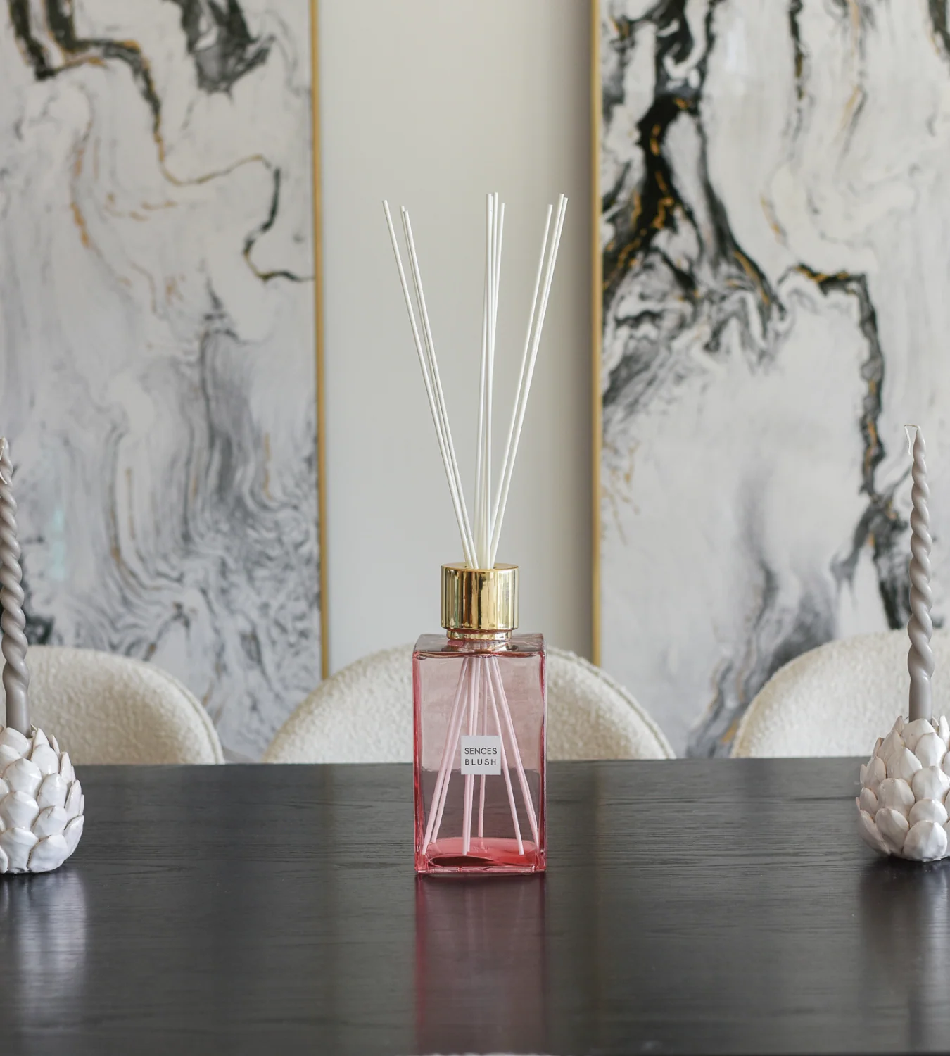 Sences Blush Pink Extra Large Alang Alang Reed Diffuser - 2200ml - Image 5