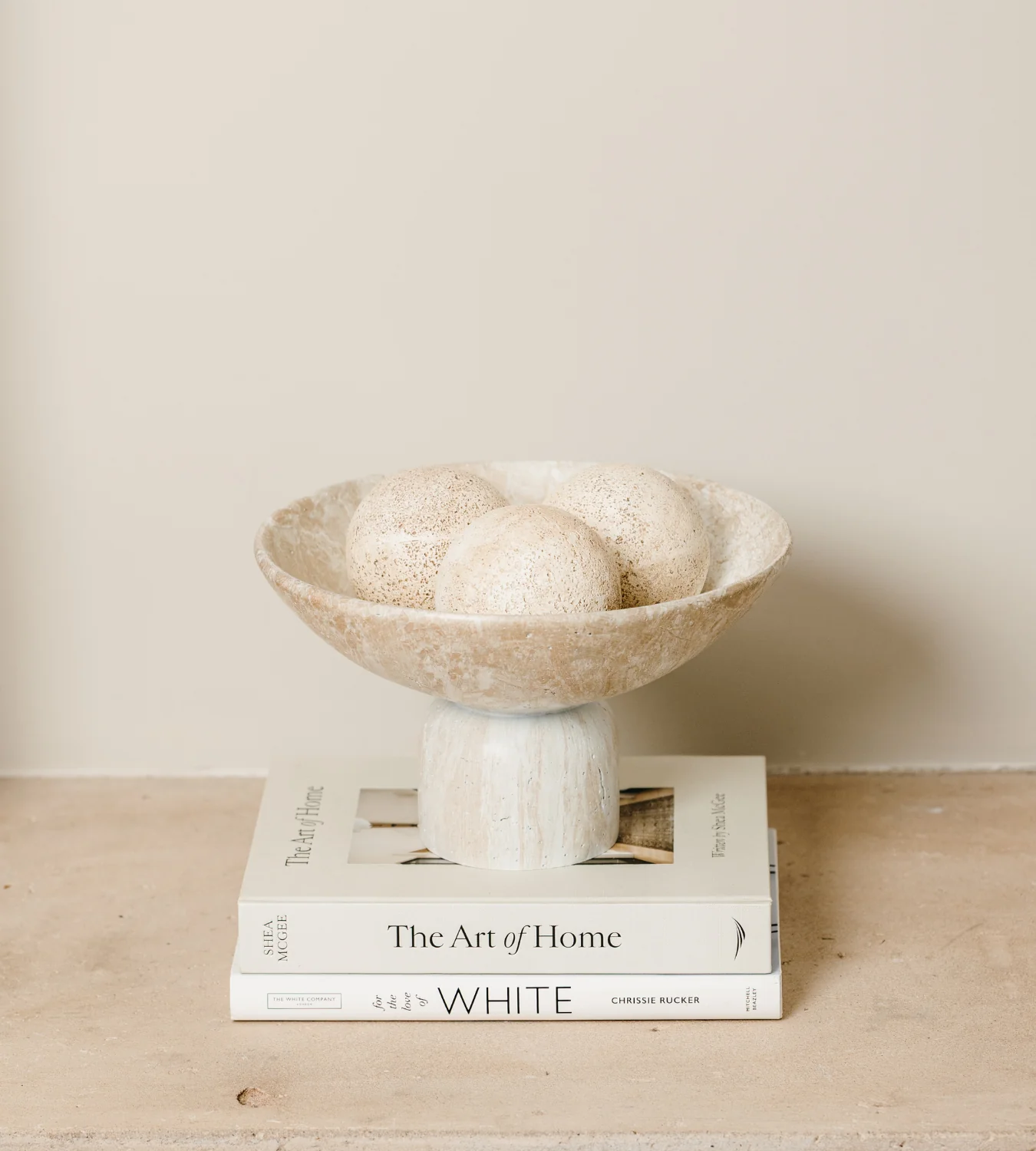 Faux Travertine Ball - Image 3