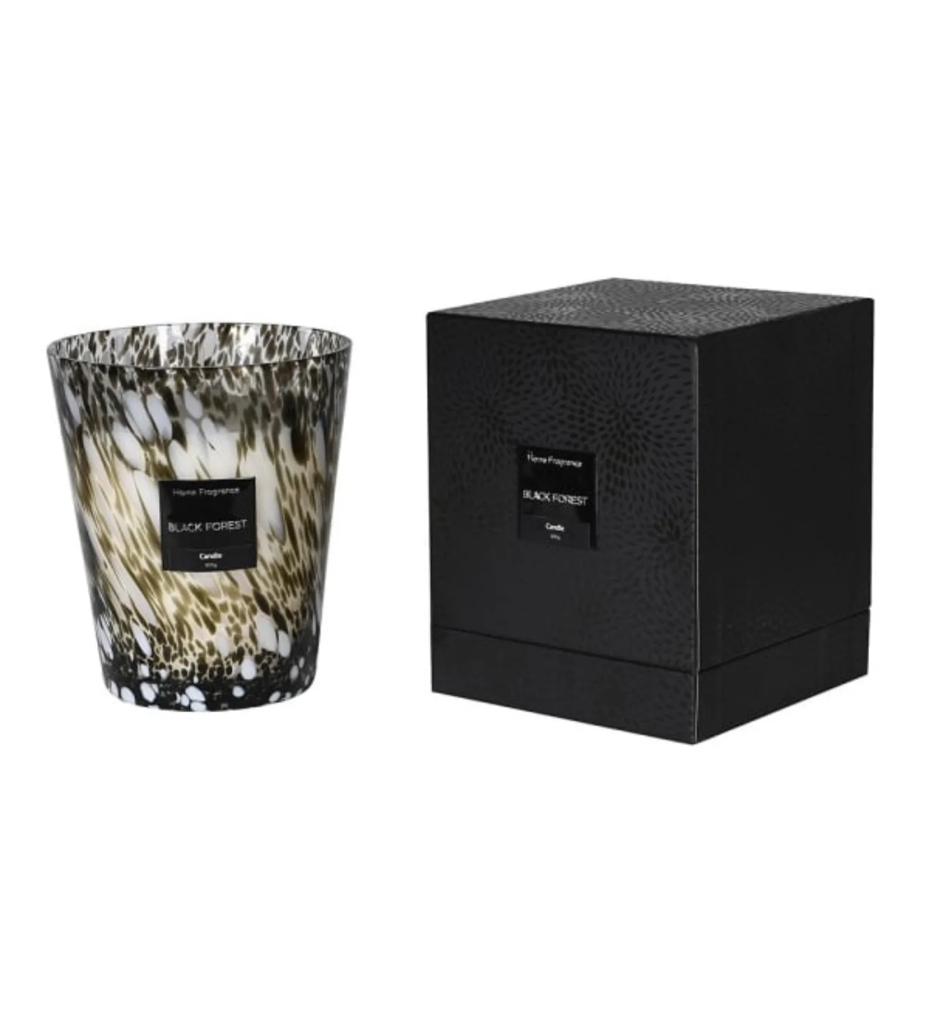 Large Speckled Luxe Black Forest Candle - Image 5