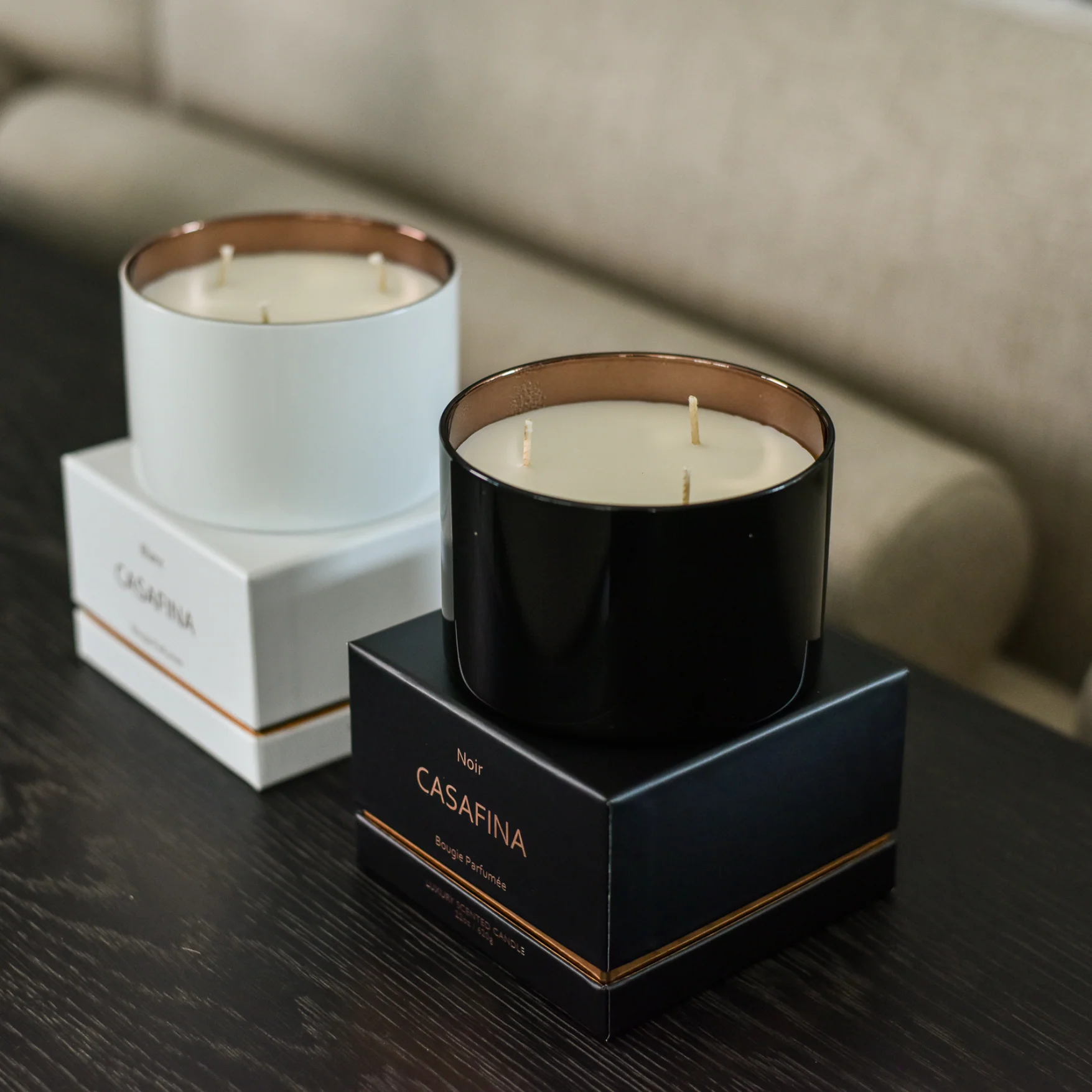 3 Wick Noir Rose Oud Candle - Image 7