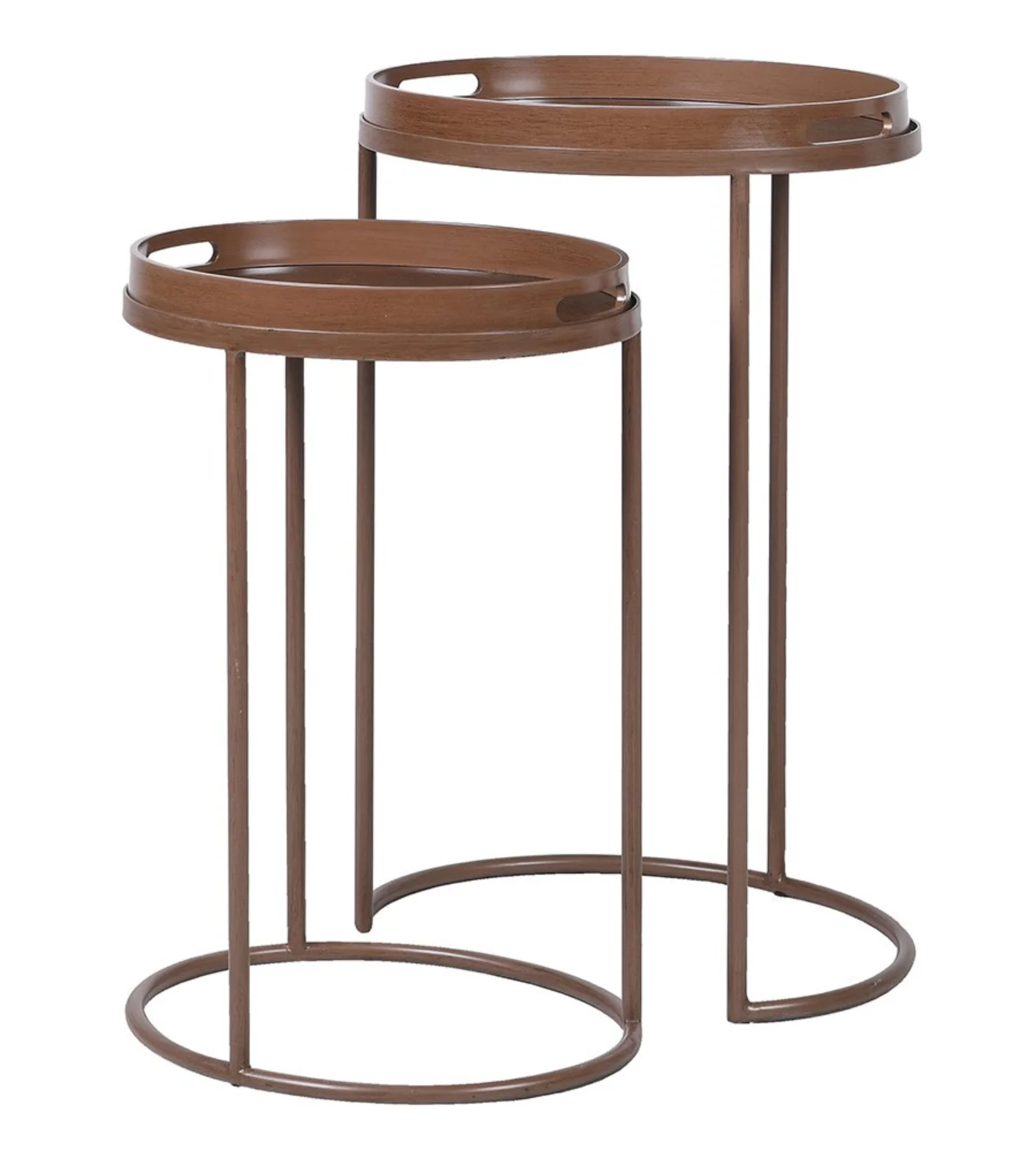 Set of 2 Mist Tray Tables - Image 5