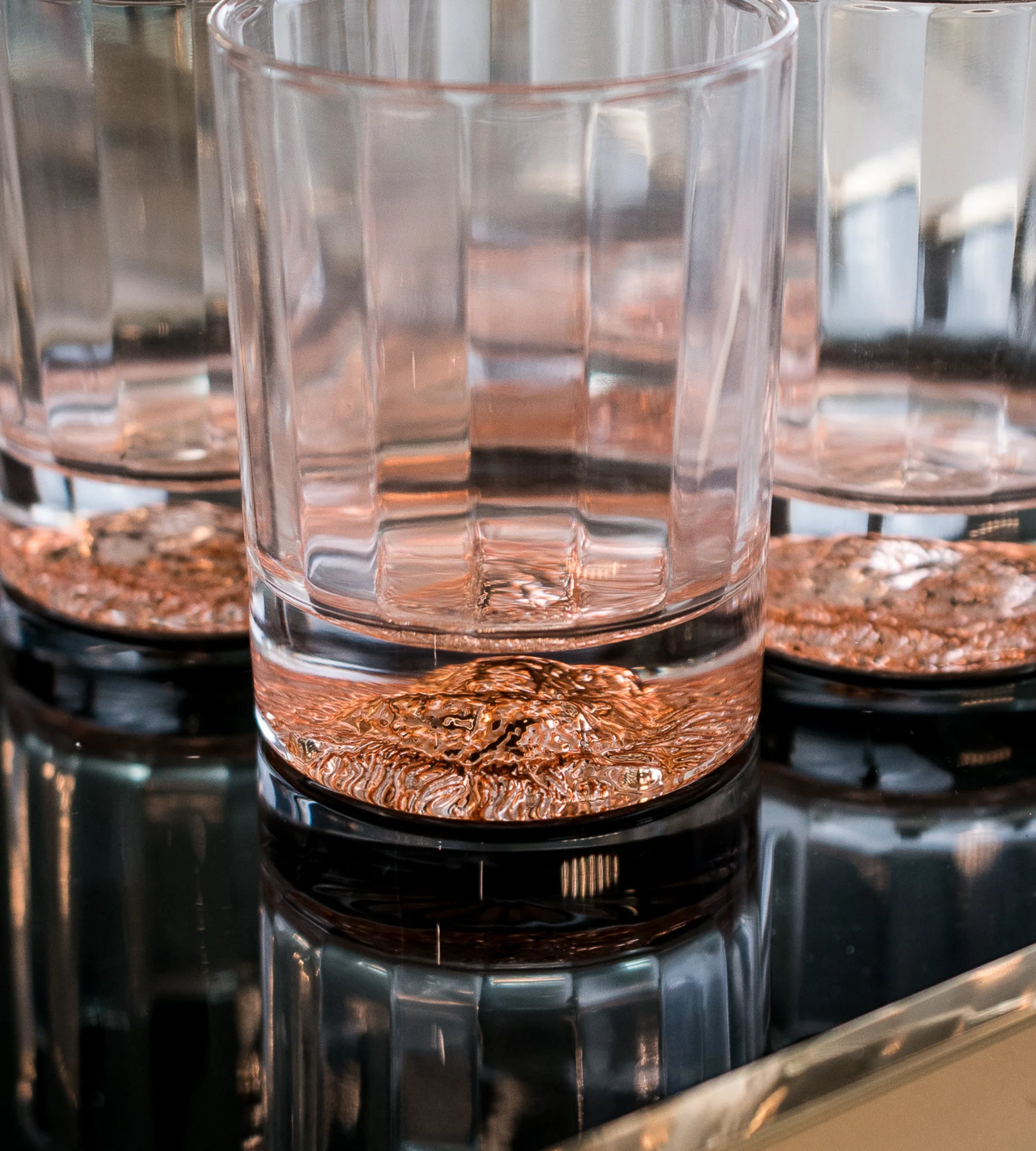 Set of 4 Rose Gold Lionhead Tumblers - Image 3