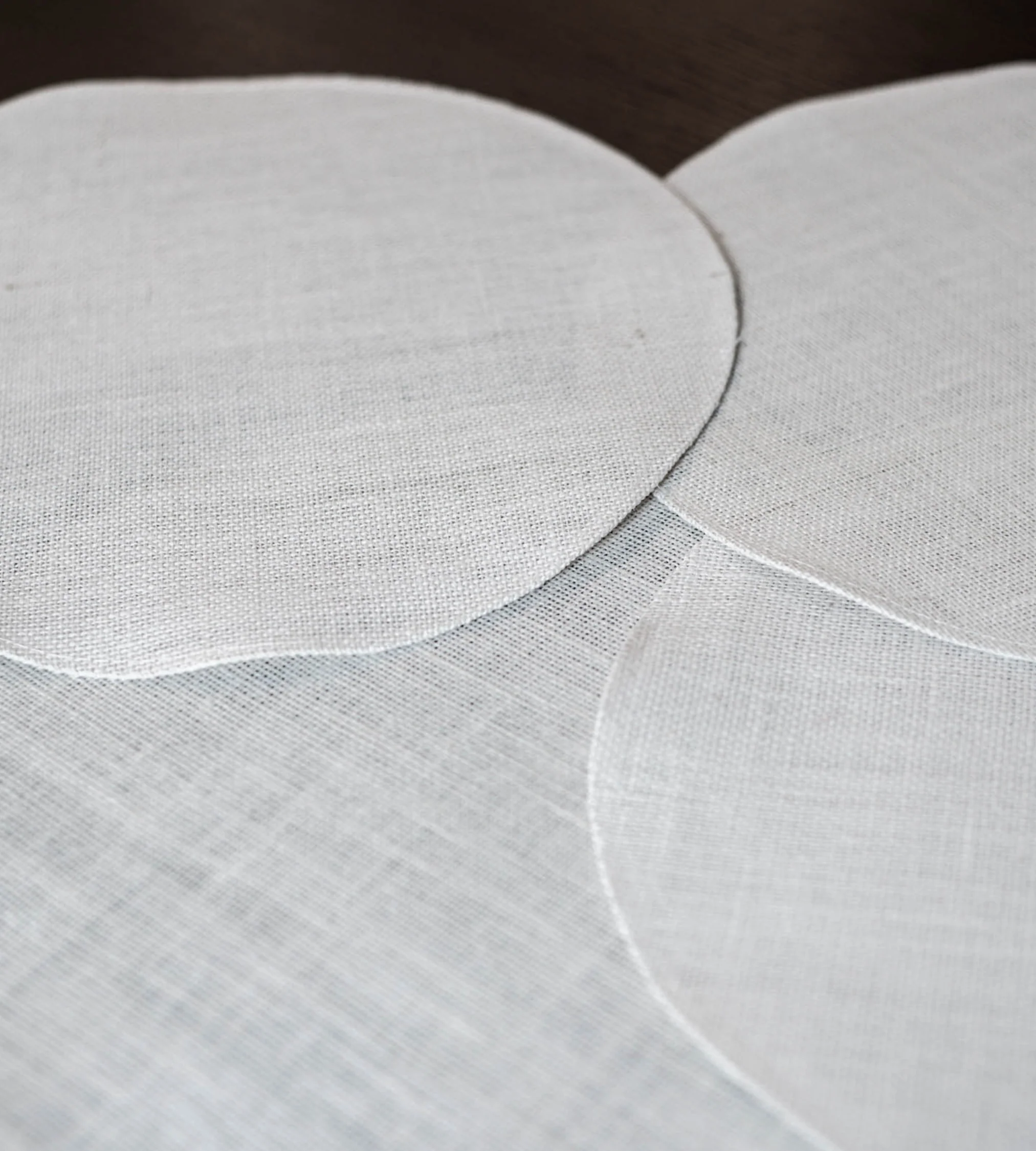 Set of Four Off White Jute Placemats - Image 12