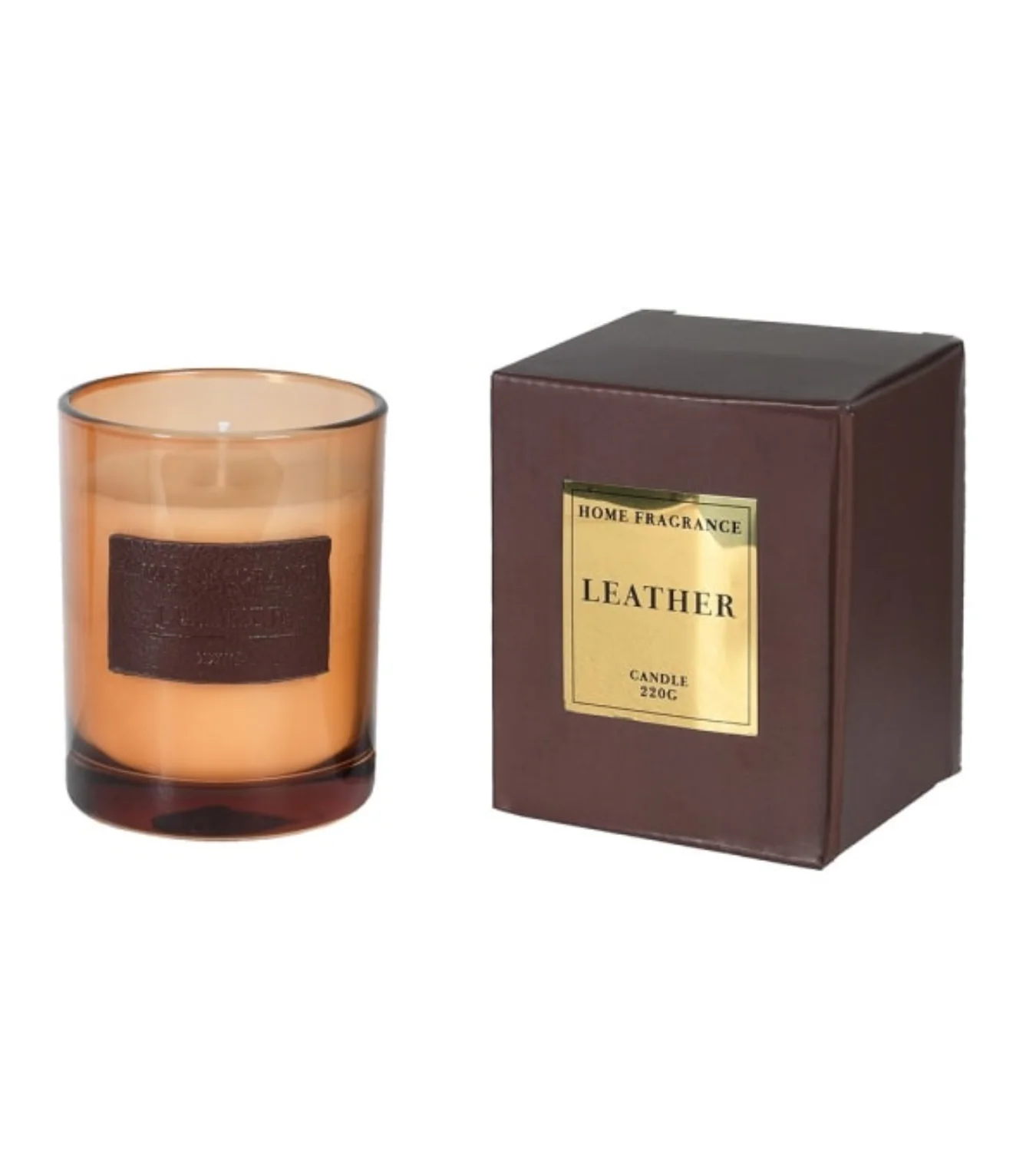 Vintage Leather Scented Candle - Image 4